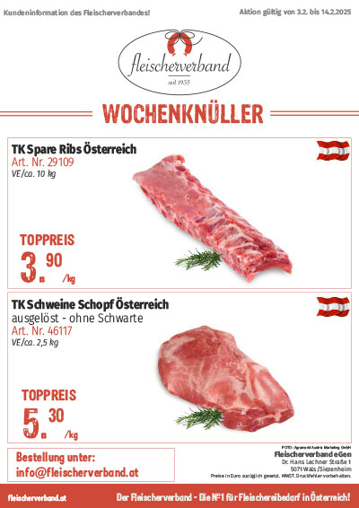 Spare Ribs Schweine Schopf