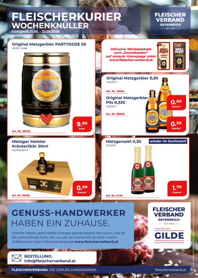 Metzgerbier Partyfass Likör Sekt web
